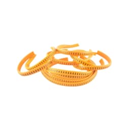 EC-J Flat Number Tube Cable Wire Marker 0 to 9 For Cable Size A-Z Letters Cable Markers Label Marking MS-65/100 Number Target