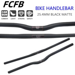 25.4 Full Carbon Handlebar Folding Bike Horizontal Handle Bar 400-700MM One-Shaped Ultralight Bicycle Straight Handlebar