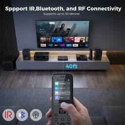 SofaBaton U3 Universal Remote,With IR,Bluetooth,RF,Google Built-in Voice Function,and Customizable Macros,All-in-one Air Mouse C