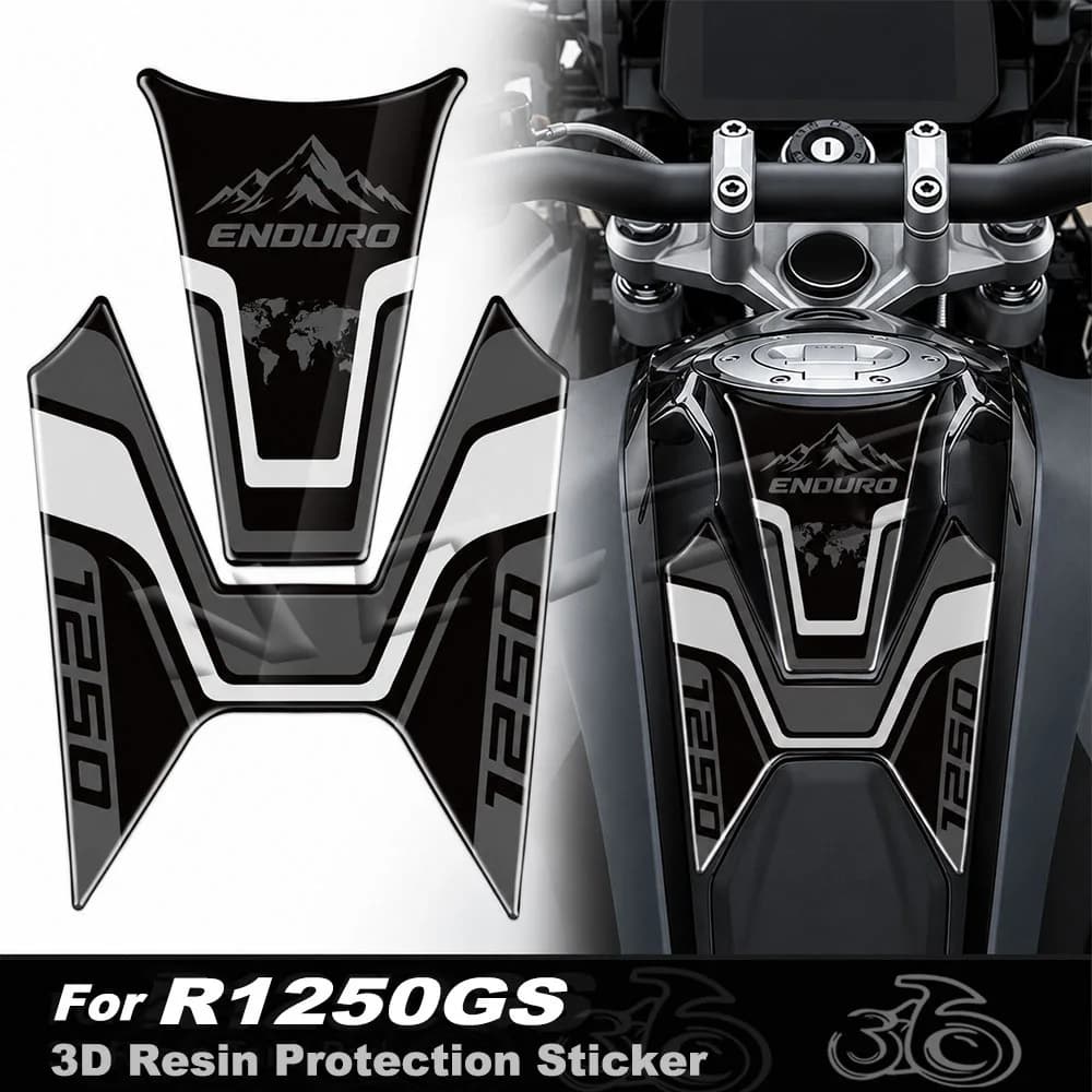 For R1250GS R1250 GS 2018-2023 3D Motorcycle Fuel Tank Pad Stickers Protection Decals Accessories