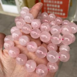 Wholesale Natural Stone Pink Rose Quartz Beads Bracelet For Women Men Fashion Healing Crystal Yoga Jewelry Gift