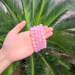 Wholesale Natural Stone Pink Rose Quartz Beads Bracelet For Women Men Fashion Healing Crystal Yoga Jewelry Gift