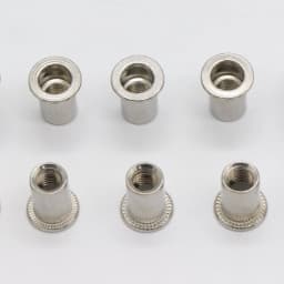 50pcs M3 M4 M5 M6 M8 M10 304 Stainless Steel Carbon Steel Aluminum Flat Countersunk Head Rivet Nut Insert Rivnut Nutsert
