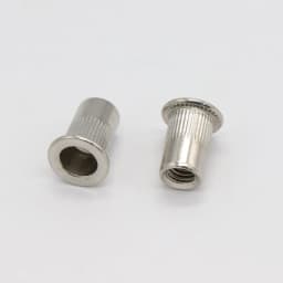 50pcs M3 M4 M5 M6 M8 M10 304 Stainless Steel Carbon Steel Aluminum Flat Countersunk Head Rivet Nut Insert Rivnut Nutsert