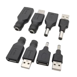 1/2/5Pcs 5.5*2.1mm Female Jack Socket to USB 2.0 Type A Male Plug DC Connector 5V Power Plugs Adapter for Laptop