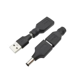 1/2/5Pcs 5.5*2.1mm Female Jack Socket to USB 2.0 Type A Male Plug DC Connector 5V Power Plugs Adapter for Laptop