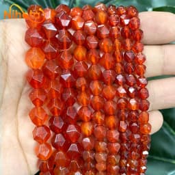Natural Stone Faceted Turquoise Tiger Eye Stone Jaspers Quartz Agates Loose Spacers Beads for Jewelry Making 14" Inch 6/8/10mm