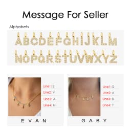 EMANCO Customized Name Necklace Personalized Zircon Letter Stainless Steel Choker Necklace Pendant Nameplate Gift Dropshipping