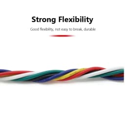 (5 Colors Mix Kit)UL1007 Wire PVC Insulation Tinned Copper Cable Stranded Electrical Line 30/28/26/24/22/20/18/16 AWG PCB Wire