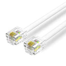Vention RJ11 Telephone Cable RJ11 Male to Male 6P4C Phone Line Cord for DSL Modem Answernig Machine Caller ID Fax Telephone Cord