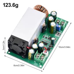 DC-DC CC CV Buck Converter Step Down Module DC 12V-75V to 5-48V 25A Adjustable Voltage Step Down Converter Supply Module