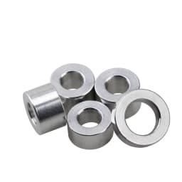 5/10pc M3 M4 M5 M6 M8 M10 Aluminum Bushing Washer Gasket Round Hollow No Thread Standoff Spacer Thickness 2/3/4/5/6/8/10/12/30mm