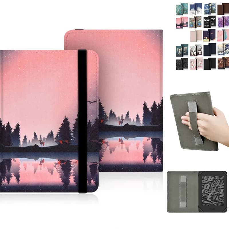 Universal Cover Case for Kindle 4/5 E-book Reader 6" Inch Kindle Touch 2014 (Kindle 7 7th Generation) WP63GW Ebook Sleeve Case