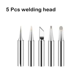 New Adjustable Temperature Electric Soldering Iron 220V 110V 60W Welding Solder Rework Station Heat Pencil Tips Repair Tools