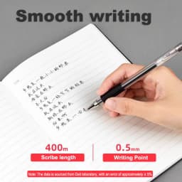 Deli 20Pcs/lot Gel Pen Refill 0.5mm Ink Black Red Blue Colors Refills Writing Signature School Stationery Supplies Pen Core Gift