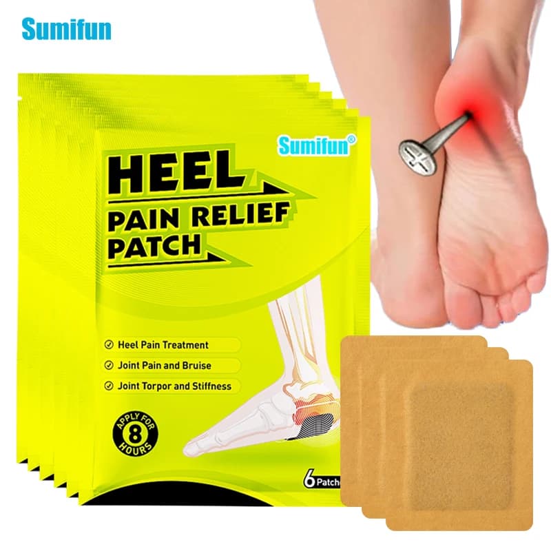6/24/36Pc Sumifun Heel Pain Relief Patch Bunion Hallux Valgus Correction Sticker Joint Muscle Ache Foot Pedicure Medical Plaster