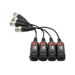 10pairs Twisted BNC CCTV Video Balun Passive Transceivers Support AHD/CVI/TVI 8MP 4K Camera Cat5e/ Cat6 UTP Cable Connectors