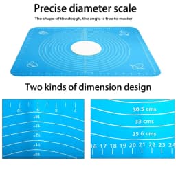 70/50/40cm Silicone Baking Mat Sheet Large Kneading Pad for Rolling Dough Pizza Dough Non-Stick Maker Pastry Kitchen Accessories