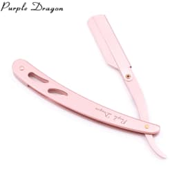 Men Straight Barber Razor Add 10 Blades Razor Edge Steel Folding Shaving Knife Hair Removal Tools Shaving Razor With Blade Z6102