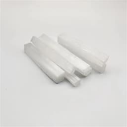 Selenite Stick Natural Stone Crystals Stick Mineral Healing Reiki Gift Chakra Gypsum Crafts Energy Point Wands 5.5-6cm