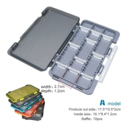 Fishing Tackle Box Portable Plastic Lure Accessories Box Fisherman Tool Case Hook Bait Storage Organizer Carp Fishing Supplies