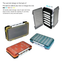 Fishing Tackle Box Portable Plastic Lure Accessories Box Fisherman Tool Case Hook Bait Storage Organizer Carp Fishing Supplies