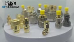 SMA 3 Way Adapter SMA Male to Dual 2 SMA Female Splitter 'T' Type Connector Adapters