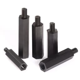 M2 M2.5 M3 M4 White Black Nylon Standoff Hex Column Support PCB Pillar Motherboard Standoffs Stud Plastic Male Female Spacer
