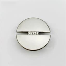 10pcs Fashion Diamond Metal Button 20mm/23mm/25mm Round Buttons Suit Cashmere Coat DIY Sewing Decoration Buckle