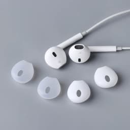1Pair Silicone Earphone Case Cover Antislip Earbuds Tips Caps for iPhone Airpods Eartip Earbuds Soft Earphone Cap Cover Ear pads