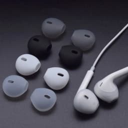 1Pair Silicone Earphone Case Cover Antislip Earbuds Tips Caps for iPhone Airpods Eartip Earbuds Soft Earphone Cap Cover Ear pads