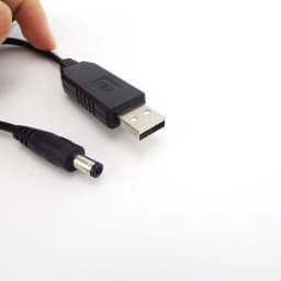 USB 5V to DC 5V 9V 12V 5.5mm 3.5mm Power Boost Line Step Up Module USB Connector Converter Power Adapter Cable 2.1x5.5mm Plug