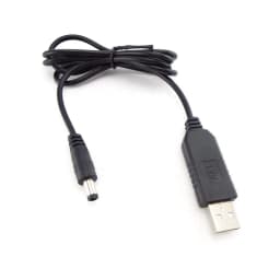 USB 5V to DC 5V 9V 12V 5.5mm 3.5mm Power Boost Line Step Up Module USB Connector Converter Power Adapter Cable 2.1x5.5mm Plug