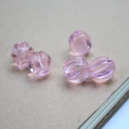 Pumpkin Lampwork Beads Glass Bead for Jewelry Making Diy Jewellery Supplies Kralen Bisuteria Pink Mix Handmade Koraliki Bijoux