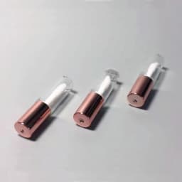 50/100/200Pcs Black Blue Silver Rose Gold Lip Gloss Tube Cosmetic with Cap Empty Lipstick Bottle Lipgloss Sample Container