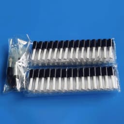 50/100/200Pcs Black Blue Silver Rose Gold Lip Gloss Tube Cosmetic with Cap Empty Lipstick Bottle Lipgloss Sample Container