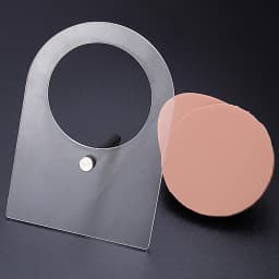Brown Silicone Human Mouth Nose Ear Tongue Model Simulation Face Model with Display Stand Piercing Jewelry Display Teaching Tool