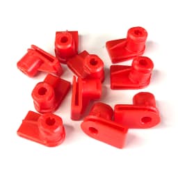 10/30Pcs Red Plastic Bumper Clips Wing Mounting Grommet Nuts Screws Fit For Opel For Vauxhall Part Number 1404969 / 24449408