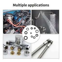 50~250pc O-ring Rubber NBR Seal Assortment Washer Gasket O Ring Kit Repair Faucet Pipe Car Plumbing Pneumatic Accessory Tool Set
