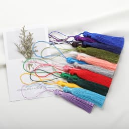 10pcs Polyester Tassel Earrings Silk Brush Pendant Earring Charm Satin 8cm Tassel DIY Sewing Curtains Jewelry Making Findings