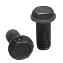 5pcs Saw Blade Screw M8 X 18mm Left Hand Thread Hex Flange For Cutting Machine High Strength And Hardness Not Easy To Rust Tool