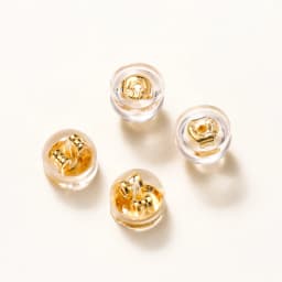 20pcs Silicone Rubber Ear Back Stoppers Hamburger Ear Plugs for Jewelry Making DIY 18K Gold Plated Brass Earring Filled Supplies