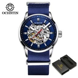 OCHSTIN Automatic Mens Watches Top Brand Luxury Royal Luminous Skeleton Waterproof Mechanical Fashion Male Clock Gifts for Men