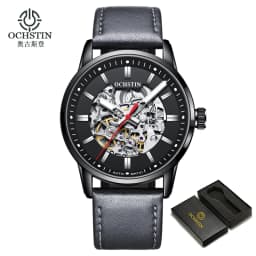 OCHSTIN Automatic Mens Watches Top Brand Luxury Royal Luminous Skeleton Waterproof Mechanical Fashion Male Clock Gifts for Men