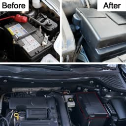 Car Battery Cover Protector Negative Electrode Guards Waterproof Accessories For Volkswagen VW Tiguan 2016-2018 Skoda Kodiaq