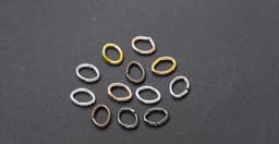 300pcs/lot 4 5 6 7mm Oval Jump Rings Split Rings Connectors For Diy Jewelry Finding Making Open Metal Rings Wholesale Supplies