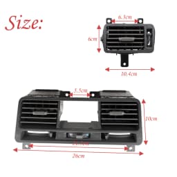 Car Dashboard Air Conditioner Vent Outlet Panel AC Grille For Mitsubishi Pajero 1991-1999 V24 V31 V34 V44 V46 MB775266 MB775268