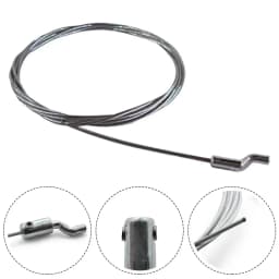 2M Z-Hook Lawn Mower Train Engine Brake Wheel Drive Throttle Cable Cable Garden Power Machine Cable Tie Repair Kit