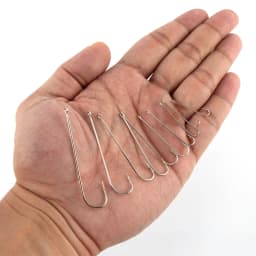 50/100pcs Extra Long Shank Hook Aberdeen Hook Offset Fishing Hook High Carbon Steel Freshwater Live Bait Trout Bass Catfish Pike