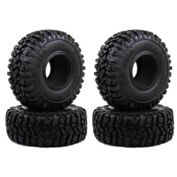 115*45MM 1.9' Rubber Tyre Wheel Tires for 1:10 RC Rock Crawler Axial SCX10 II 90046 AXI03007 Traxxas TRX-4
